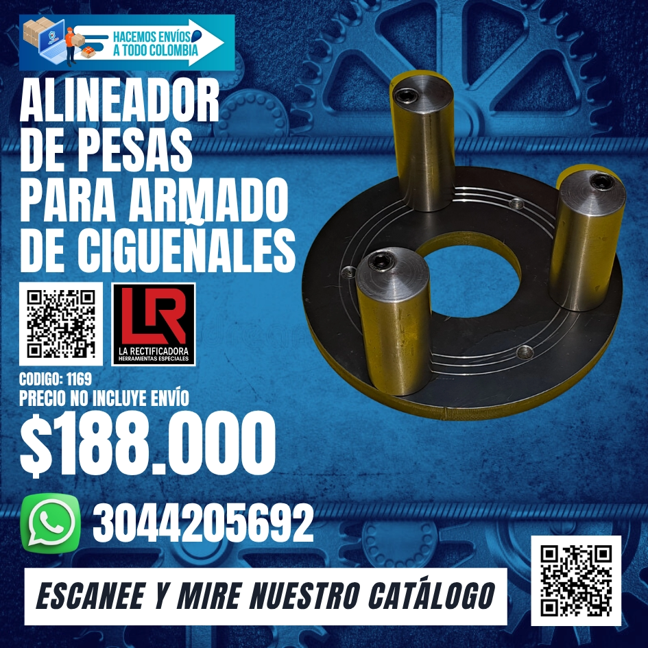 1169 ALINEADOR PESAS PARA ARMADO DE CIGÜEÑAL. 1169 ALINEADOR PESAS PARA ARMADO DE CIGÜEÑAL.