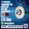 1247 TORQUIMETRO ANGULAR 150 MM CUADRANTE 1/2"
