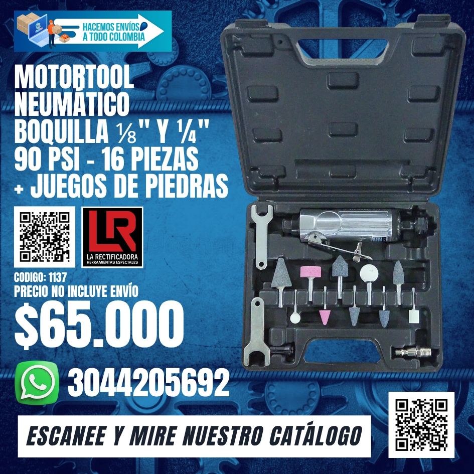 1137 MOTORTOOL NEUMÁTICO BOQUILLA
