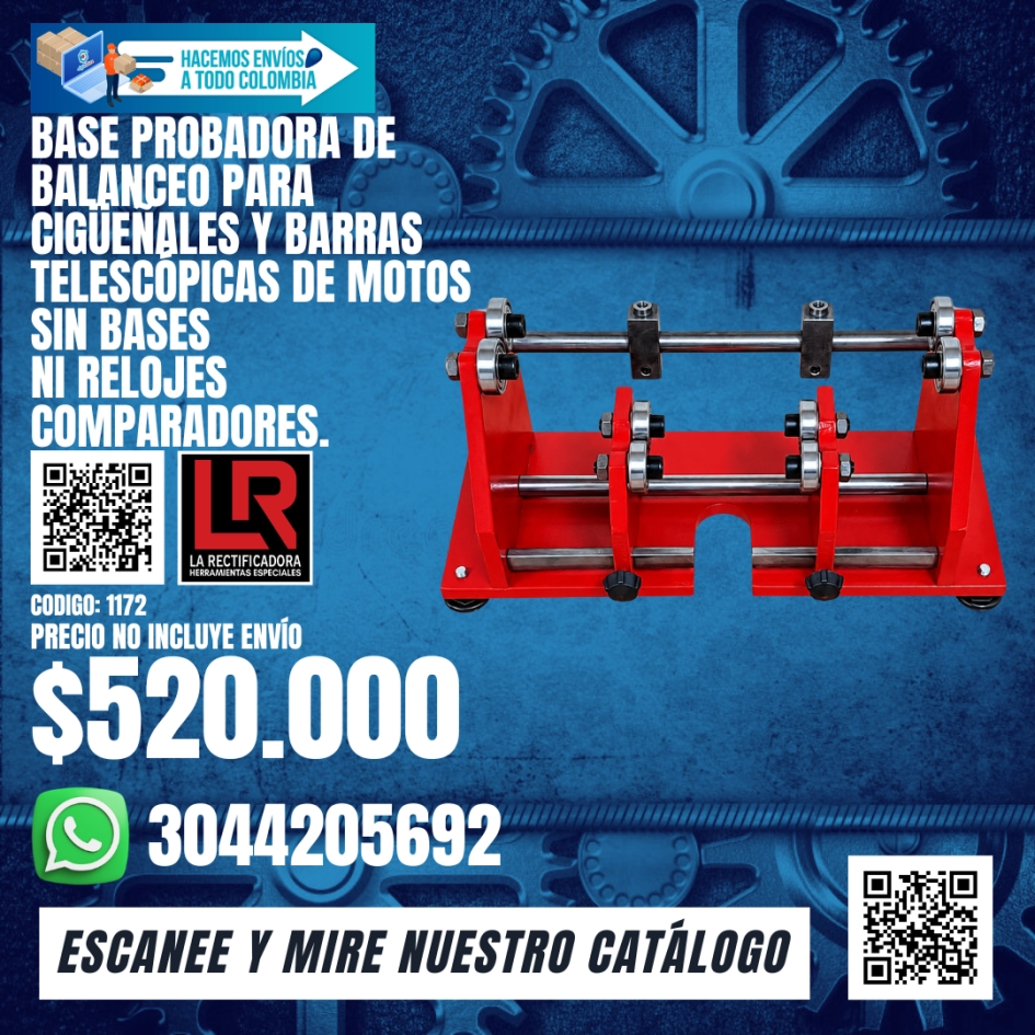 1172 Probador De Balanceo De Cigüeñal Solo