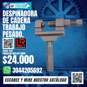 DESPINADORA DE CADENA TRABAJO PESADO.