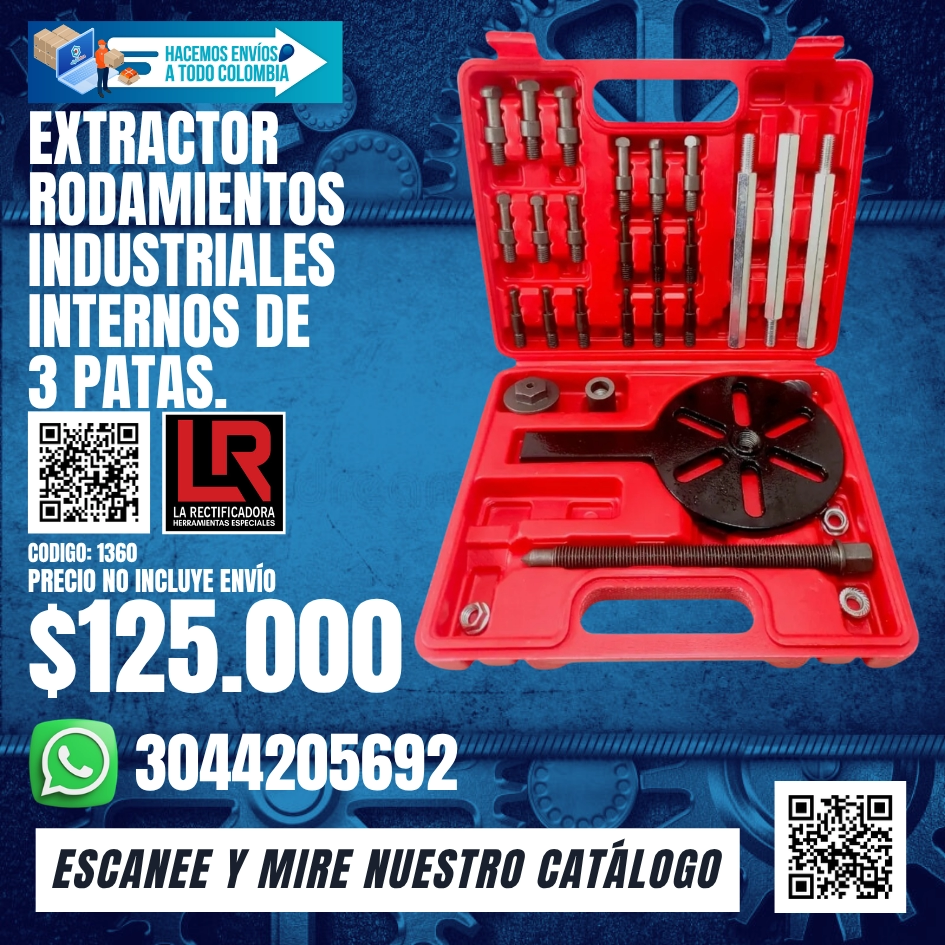 1360 extractor rodamientos