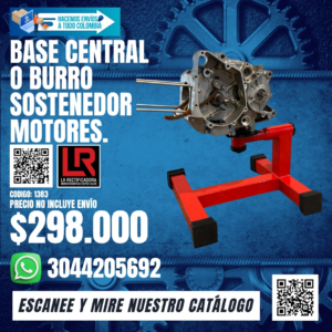 BASE CENTRAL O BURRO SOSTENEDOR MOTORES