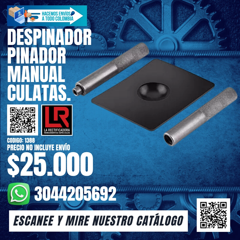 1388 DESPINADOR PINADOR MANUAL CULATAS.