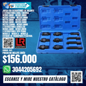 JUEGO X10 EXTRACTORES DE VOLANTE MAGNETO PARA MOTOCICLETAS