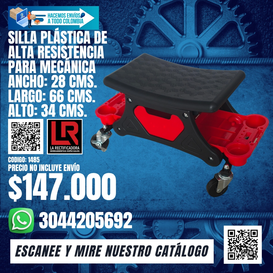 1485 Asiento para mecánicos