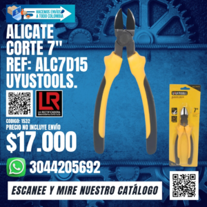 ALICATE DE CORTE 7" UYUSTOOLS ALC7D15