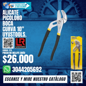 ALICATE PICOLORO BOCA CURVA 10" UYUSTOOLS.