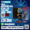 924 PINZA AMPERIMETRICA DT266 LCD 750V MAX. 1000 V 1000 A