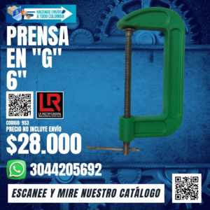 PRENSA G 6" CLM 017 - 10201