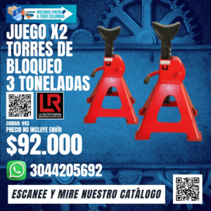 TORRE DE BLOQUEO 3 TON - 15 (3 TONELADAS)